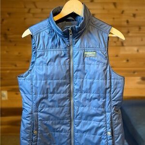 L.L. Bean Blue Quilted Vest